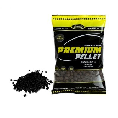 Lorpio Black Halibut Pellet 6mm 700g Czarny Halibut