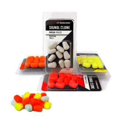 Tandem Baits Sztuczna Kukurydza Mega Fluo Biała