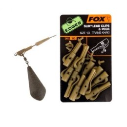 Fox Silk Lead Clip And Pegs roz.10 10szt