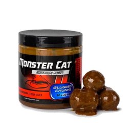Monster Cat Glugged Chunks 30mm Czarny Halibut
