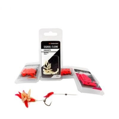 Tandem Baits Sztuczne Robaki Pływające Czerwone 18szt.