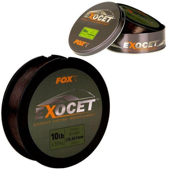 Fox Żyłka Exocet Distance 0,26mm 10lb Trans Khaki