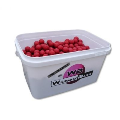 Warmuz Baits Kulki Proteinowe 3kg 16mm Truskawka Krem