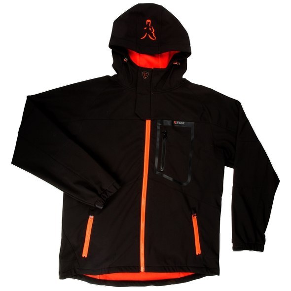 Fox Black Orange Kurtka Softshell Jacket M