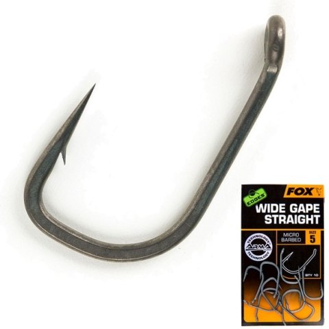 Fox Haczyki Arma Wide Gape Streight Hooks 10szt 4