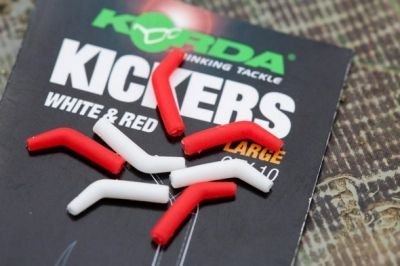 KORDA Kickers Red White Medium 10szt. Pozycjoner