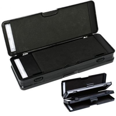 MISTRALL Piórnik Na Przypony Pudełko Portfel Czarny