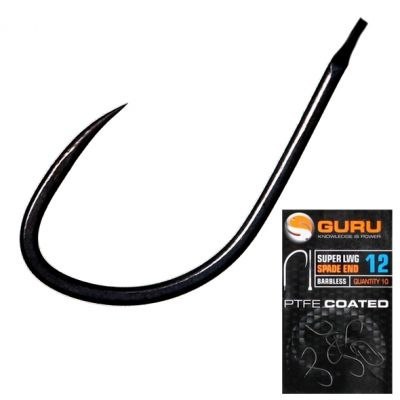 GURU Haczyki Super LWG Hook 14/10szt Spade PTFE