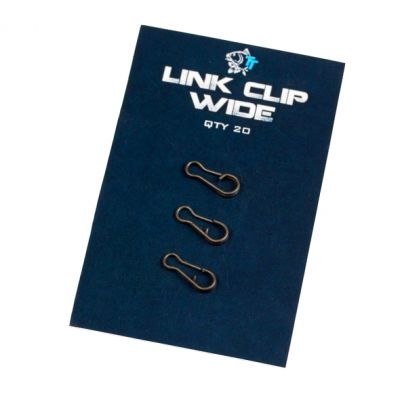 Nash Łatwy Klips Link Clips Wide 20szt. Matowy