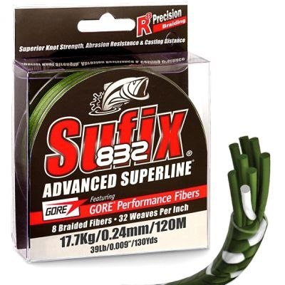 Sufix Plecionka 832 Advanced Superline 0,24mm 120m