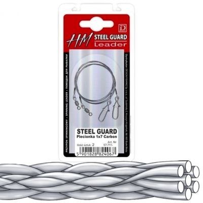 DRAGON Przypon HM Steel Guard 11kg 40cm 2szt. 1x7