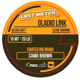PROLOGIC Plecionka Gladio Link 20lb 15m Camo Brown