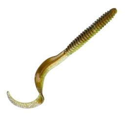 Savage Gear Rib Worm 90mm Green Silver 10szt.