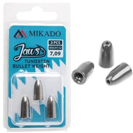 Mikado Jaws Tungsten Bullet Stalowo-Szary 10.63g