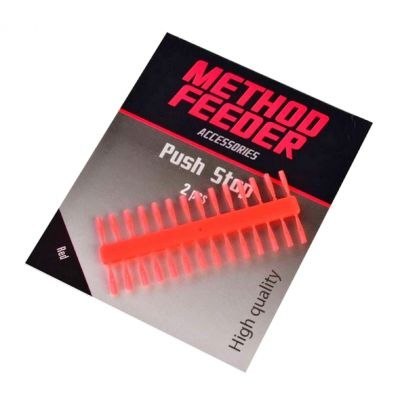Winner Stoper Method Feeder Push Stop Czerwone 2szt.