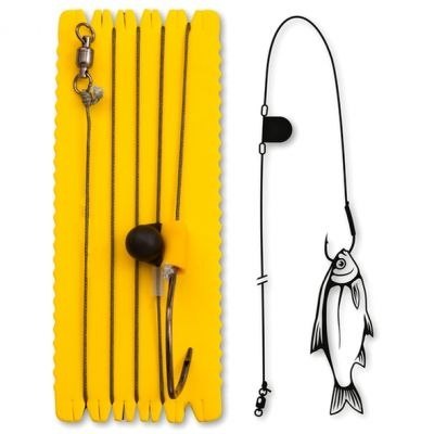 Black Cat Przypon Sumowy Single Hook Rig Rattle XL