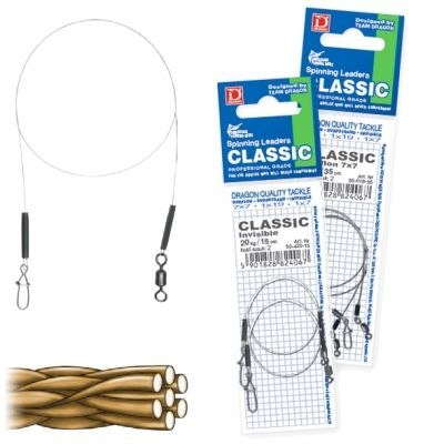 DRAGON Przypon Surfstrand Classic 5kg 20cm 1x7 2szt.