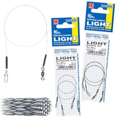 DRAGON Przypon Surfstrand Light 3kg 15cm 1x19 2szt.
