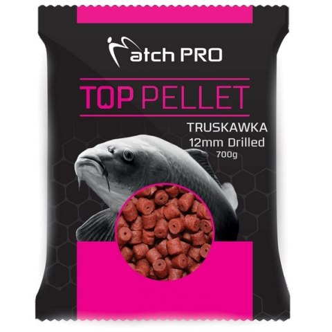 Match Pro Pellet Truskawka 8mm Drilled 700g