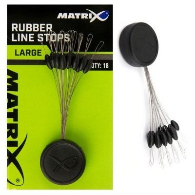 Matrix Stopery Rubber Line Stops Large 18szt