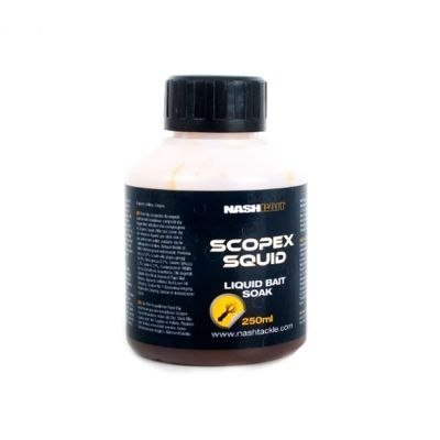 Nash Liquid Scopex Squid Liquid Bait Soak 250ml WYPRZEDAŻ