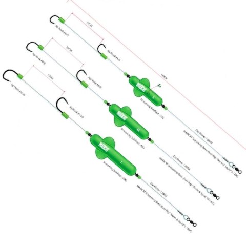 MadCat Screaming Basic River Rig S 20g Worm Squid Przypon Sumowy