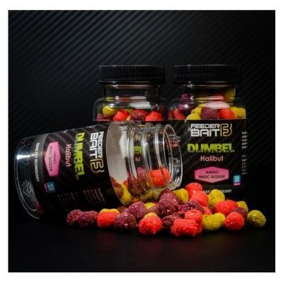Feeder Bait Fluo Halibut Dumbells 8/10mm 100ml