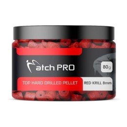 Match Pro Pellet Top Hard Drilled Red Krill 14mm