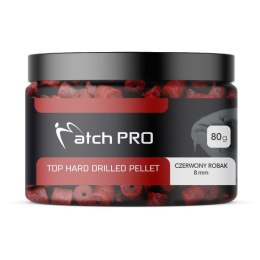 Match Pro Pellet Top Hard Drilled Red Worm 8mm