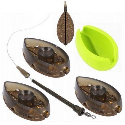 Mikado Koszyk Zanętowy Q.M.F. Aperio 3 x 40g Zestaw + Foremka