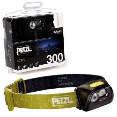 PETZL Actik 300 LM Green Latarka Czołowa + Baterie AAA