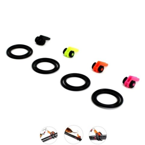 SG Baits Klips Zaczep Do Przynęt Wędki 2szt Czerwony Czarny