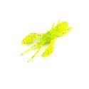 Fish Up Guma Real Craw 2" Flo Chartreuse Green