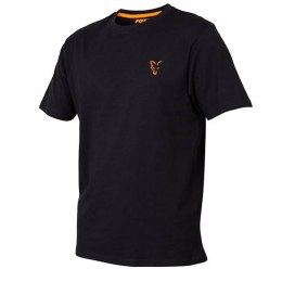 Fox Coll Black Orange T-Shirt Koszulka L