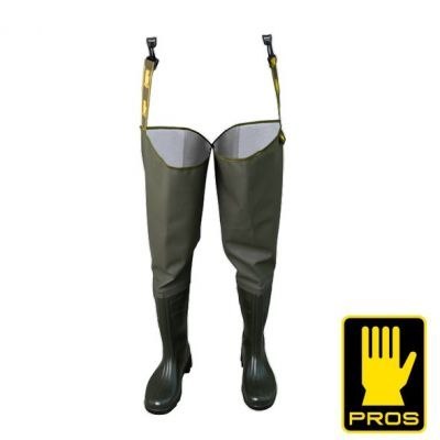 PROS Wodery Gumowe 46 Spodniobuty Wędkarskie