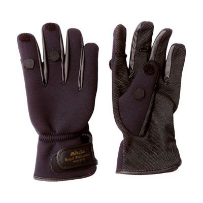 Mikado Rękawiczki Neoprenowe L Czarne