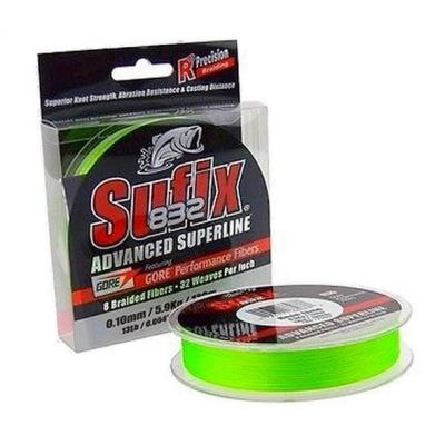 Sufix Plecionka 832 Advanced Neon Lime 0,15mm 120m