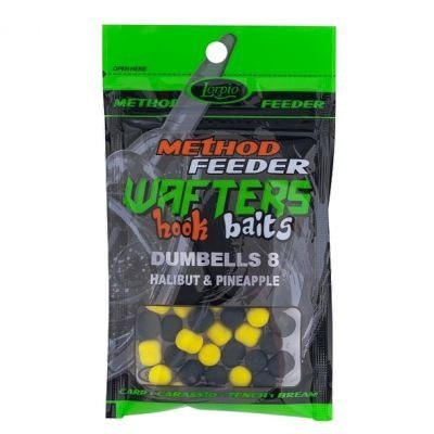 Lorpio Wafters Dumbells 8mm Halibut Ananas