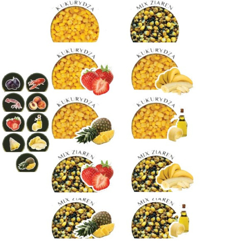 Carp Old School Mix Ziaren 4kg Ananas