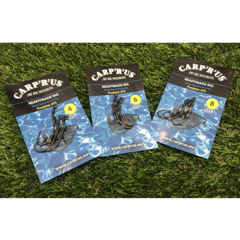 CarpRuS Ready Naked Ronnie Rig Predator 6 3szt.