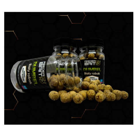 Feeder Bait Dumbells Biały Robak 50g