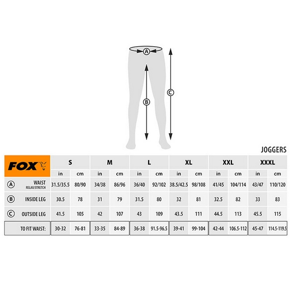 Fox Spodnie Black Camo Jogger XL CFX088