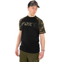 Fox T-Shirt Black/Camo Raglan L Nowość 2022