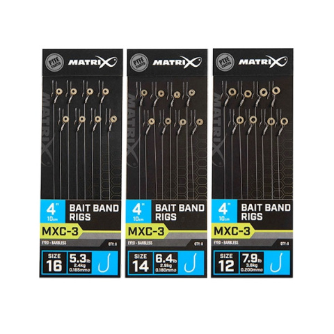 Matrix Przypony MXC-3 Bait Barbless #16 0,145mm