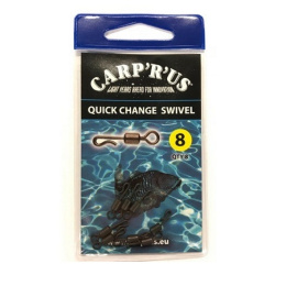 Carp'r'us Krętlik Quick Change Swivel #8 8szt