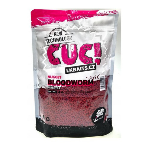 LK Baits CUC! Nugget Pellet 2mm Bloodworm 600g