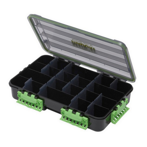 MadCat Wodoodporne Pudełko na Przynęty 4 Komorowe z 16 Przegrodami