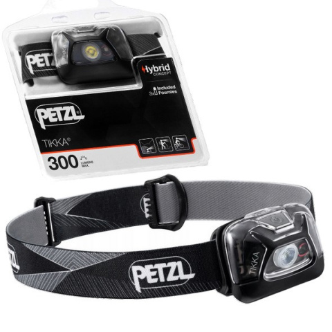 PETZL TIKKA 300 LM Black Latarka Czołowa Czołówka