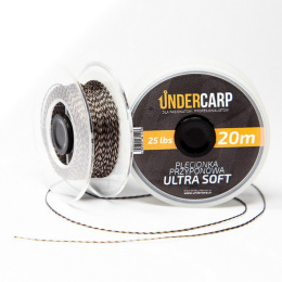 Undercarp Plecionka Przyponowa 20m 25lbs Ultra Soft Brąz