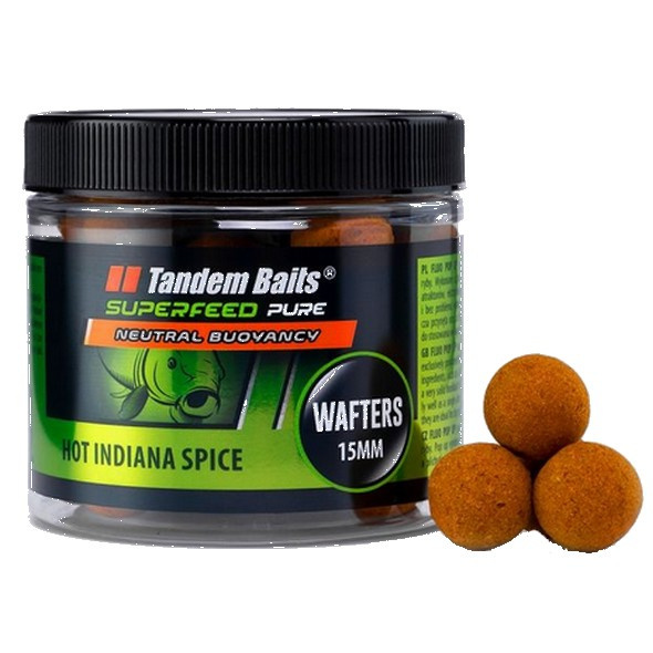 Tandem Baits SuperFeed Pure Wafters 15mm 70g Indiana Hot Spice